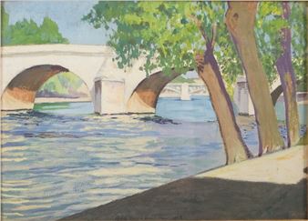 Bord de seine - André Meaux Saint-Marc