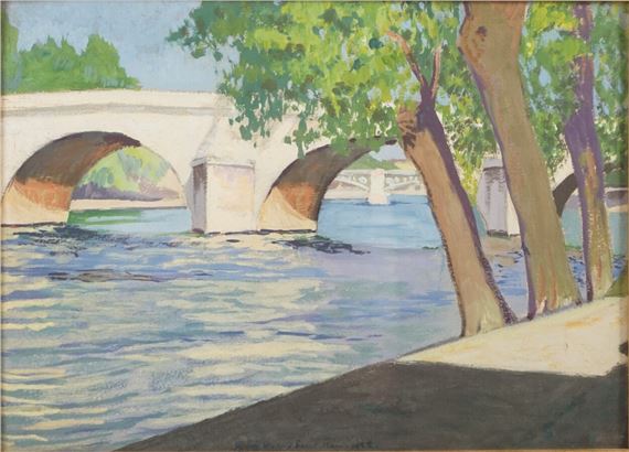 Bord de seine - André Meaux Saint-Marc