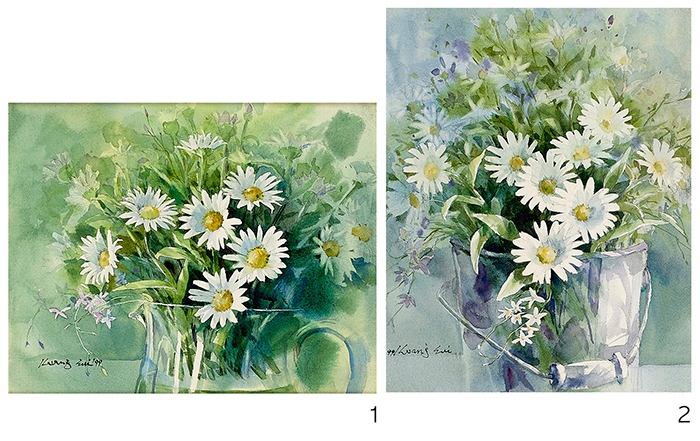 Artwork by Jang Kwangeui, Untitled (2 works), Made of watercolor on paper