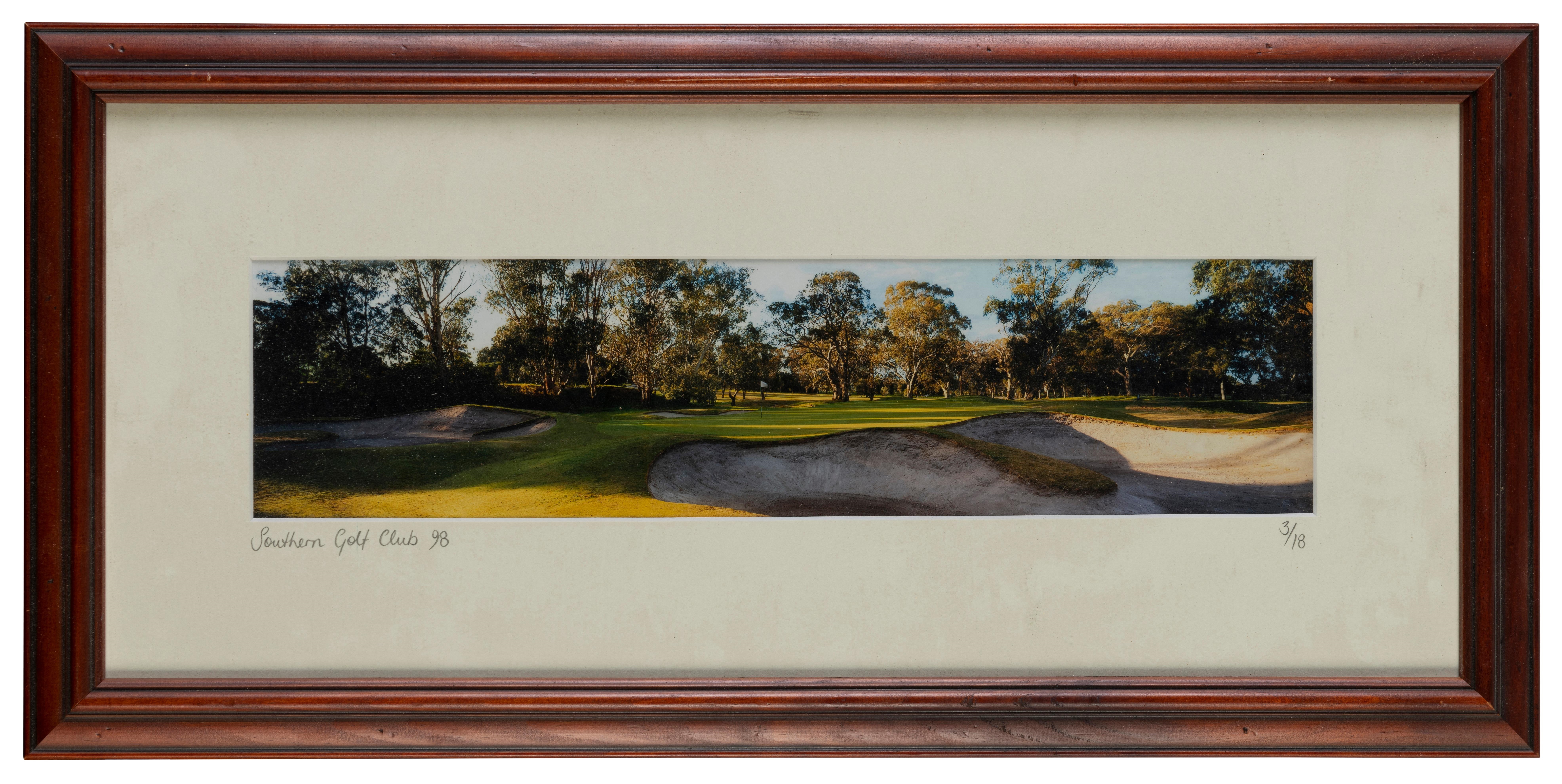 Artwork by Gerard Warrener, Southern Golf Club, Made of photograph