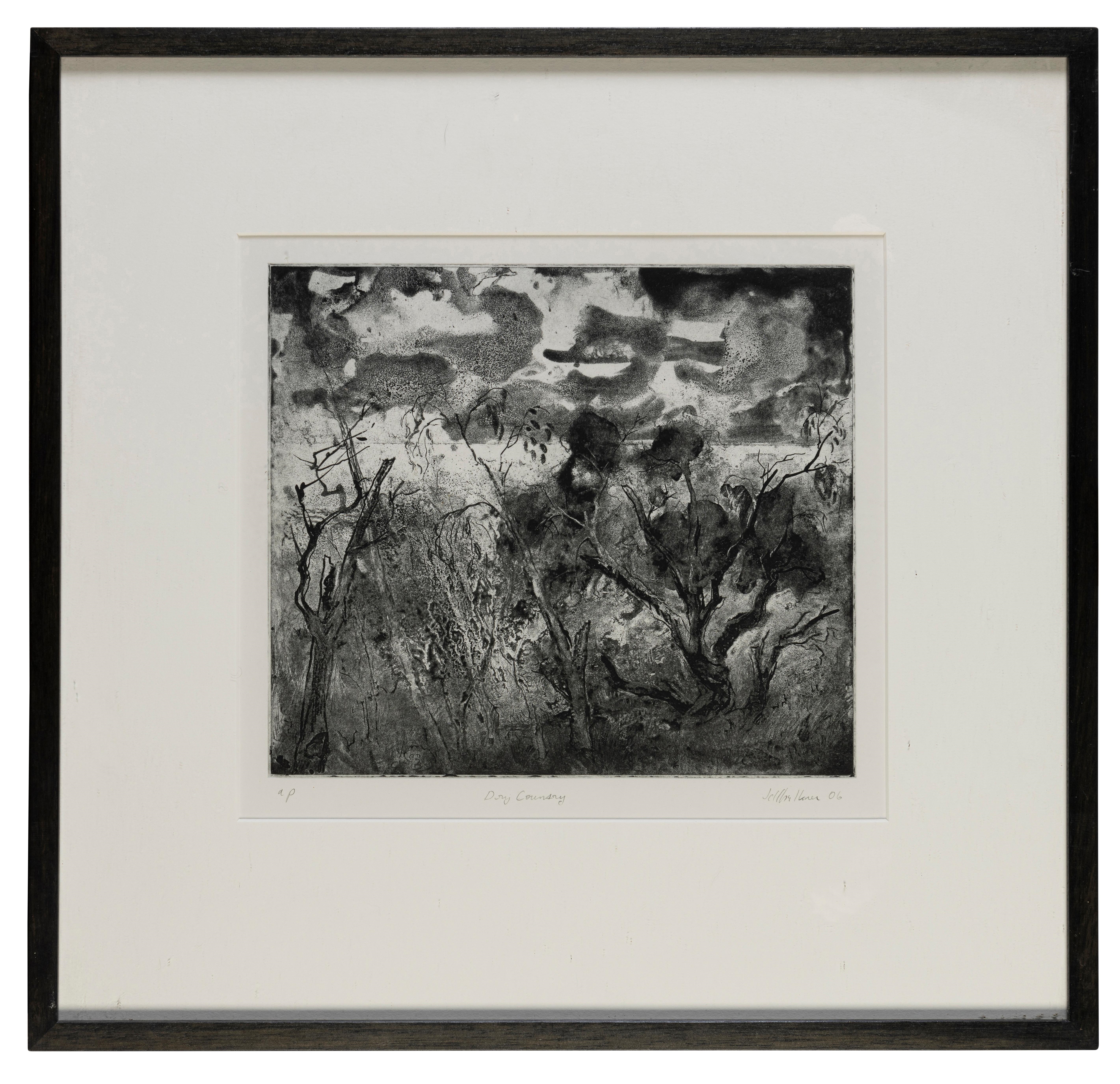 Artwork by Jeff Faulkner, Dry Country, Made of etching