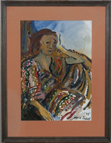 Untitled Portrait by Jane Evans, 1975