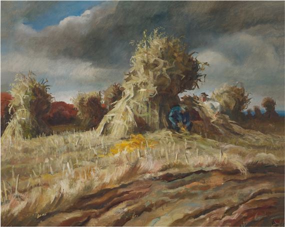 Andrew Wyeth | Corn Harvest (1934) | MutualArt