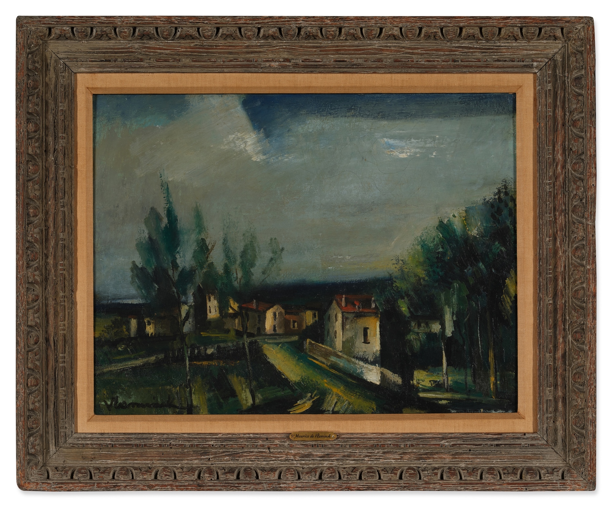 Artwork by Maurice de Vlaminck, Paysage, Made of oil on canvas