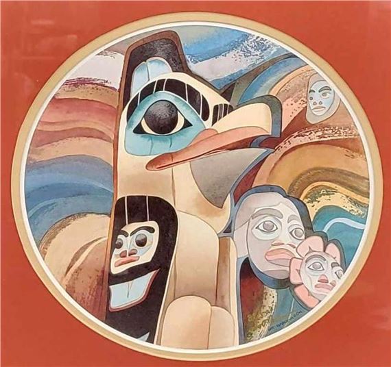 A Totem Pole by Dot Bardarson