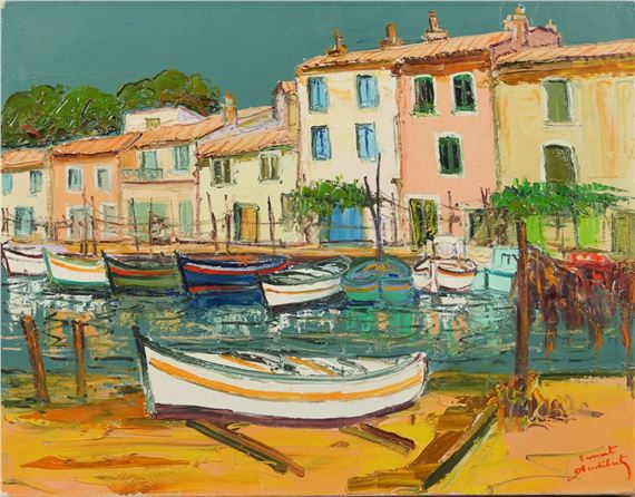 Vieilles maison à Martigues by Ernest Audibert