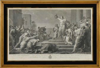 "Ecce caput Holofernes...per manum foeminae percussit illum dominus deus noster - Judith. cap. XIII. 19". - Pietro Benvenuti