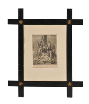 &quot;Dolor meus super dolorem / Ma douleur est au dessus de toute douleur, Jeremie ch.18 v.18&quot; (Deposição da Cruz). - Alexis Loir