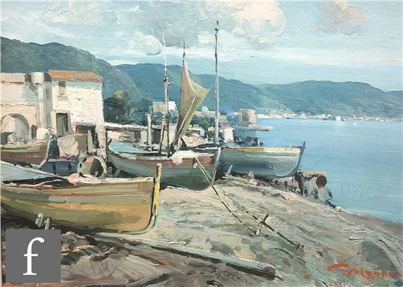 A Mediterranean fishing village by Pasquale Monaco