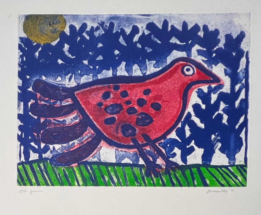 The Red Bird, 1987 by Corneille, 1987