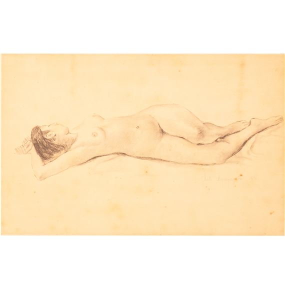 Untitled (Nude) by Anita Magsaysay-Ho, dated 1976
