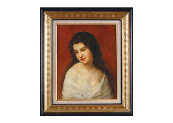 PORTRAIT by Edouard Alexandre Sain