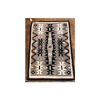 Vintage Two Grey Hills Weaving - Eleanor Chee