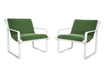 Pair of Sling Armchairs - Bruce R. Hannah