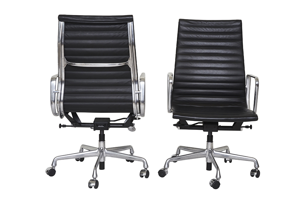 Charles & Ray Eames | Pair of Eames Aluminium Highback Management ...