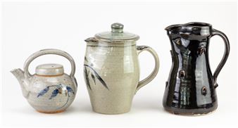 jug; coffee pot, and a teapot - Jeremy Leach