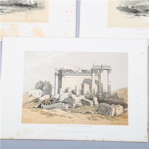 David Roberts | Middle Eastern temple scenes | MutualArt