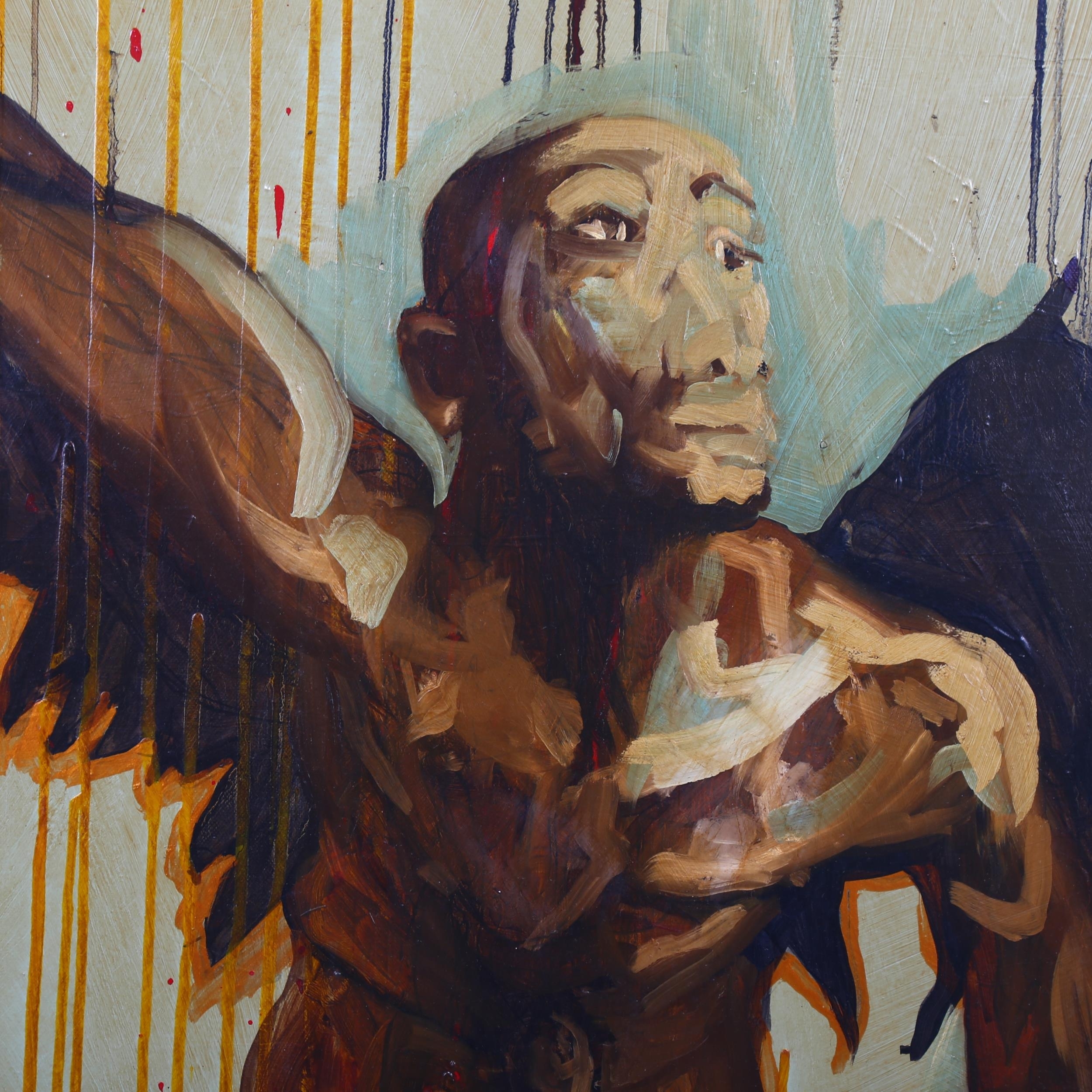 Charlie Pi | winged figure | MutualArt