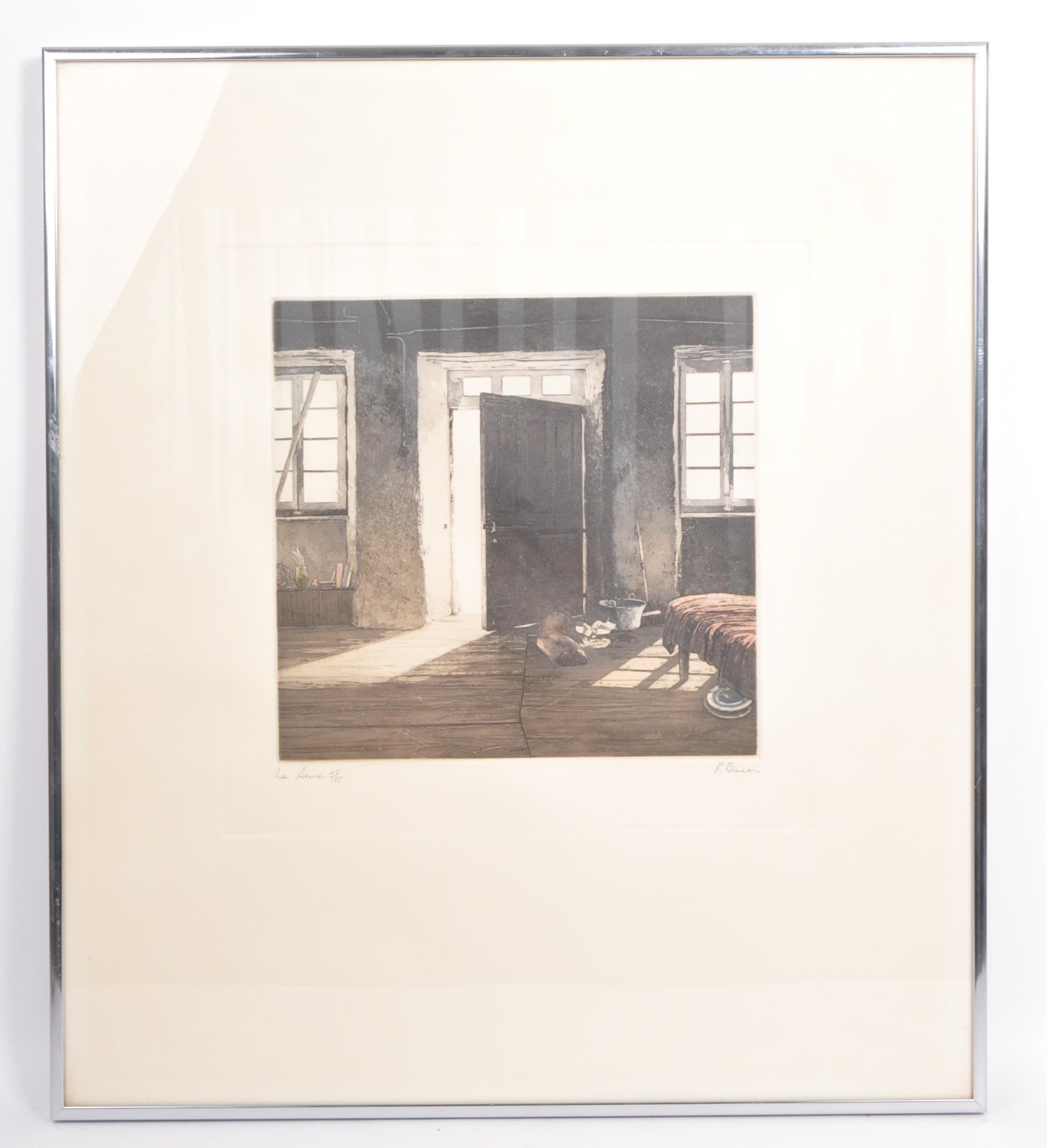 Paul Bisson | scene of a door ajar with morning light flowing into ...