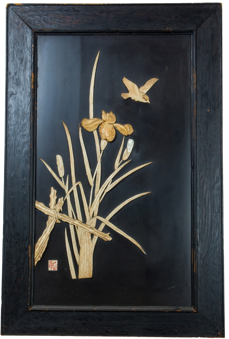 Japanese School | Japanese bone-inlaid panels | MutualArt