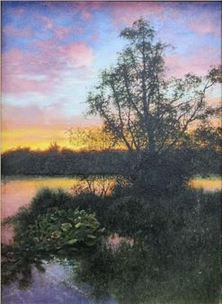 Dusk on the Lake - Frederik E. Grue