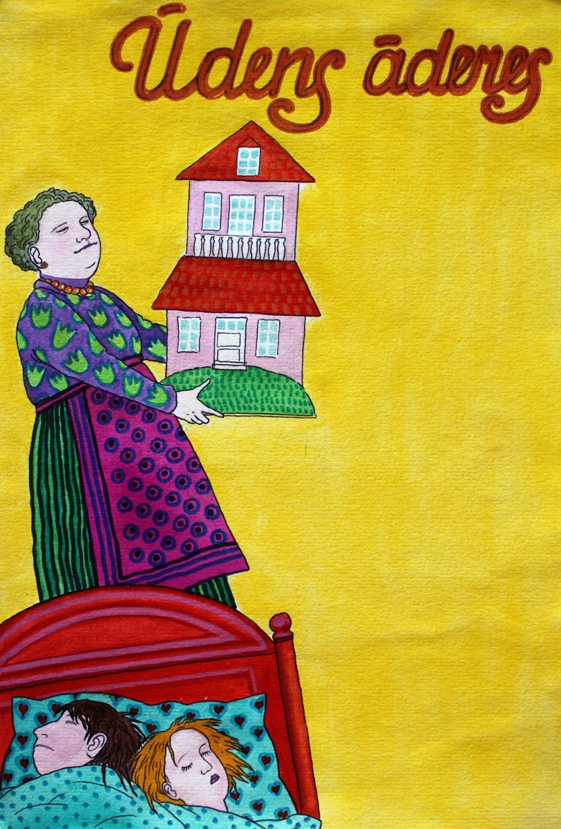 Artwork by Anita Kreituse, Water snakes, Made of Mixed media