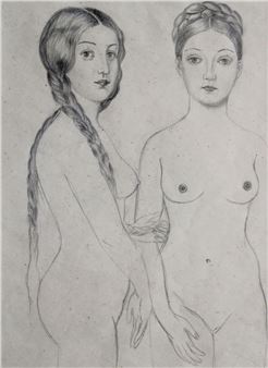 Two girls - Janis Voldemars Veinbergs
