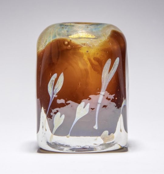 Artwork by Renate Precht, Vase, Made of Colourless glass