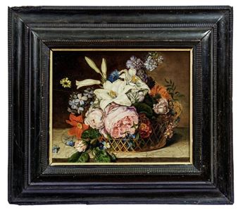 Flowers in a basket - Johanna Fischer