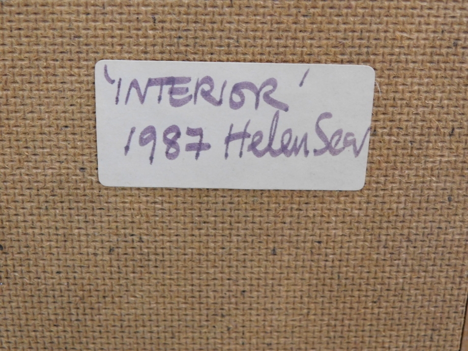 Artwork by Helen Sear, Interior 1987, Made of print