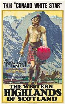 THE WESTERN HIGHLANDS OF SCOTLAND / TRAVEL "CUNARD WHITE STAR." - Tom Gilfillan