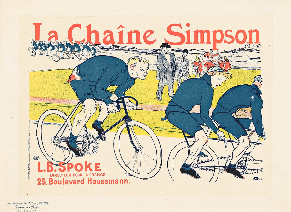 LA CHAINE SIMPSON. by Henri de Toulouse-Lautrec, 1900