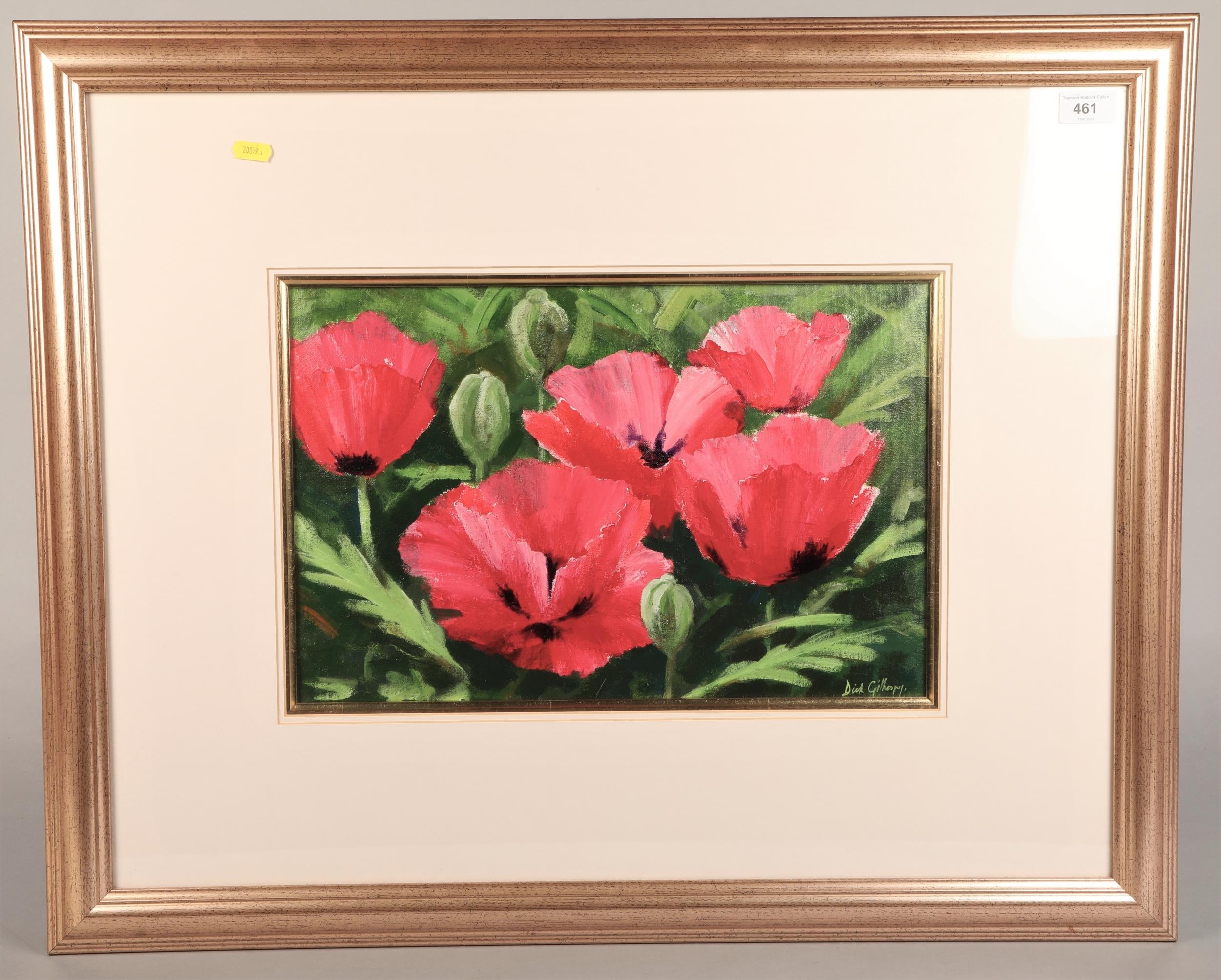 Artwork by Dick Gilhespy, Poppies, Made of Acrylic on canvas