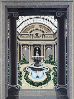 Frick Garden Courtyard - Richard Haas