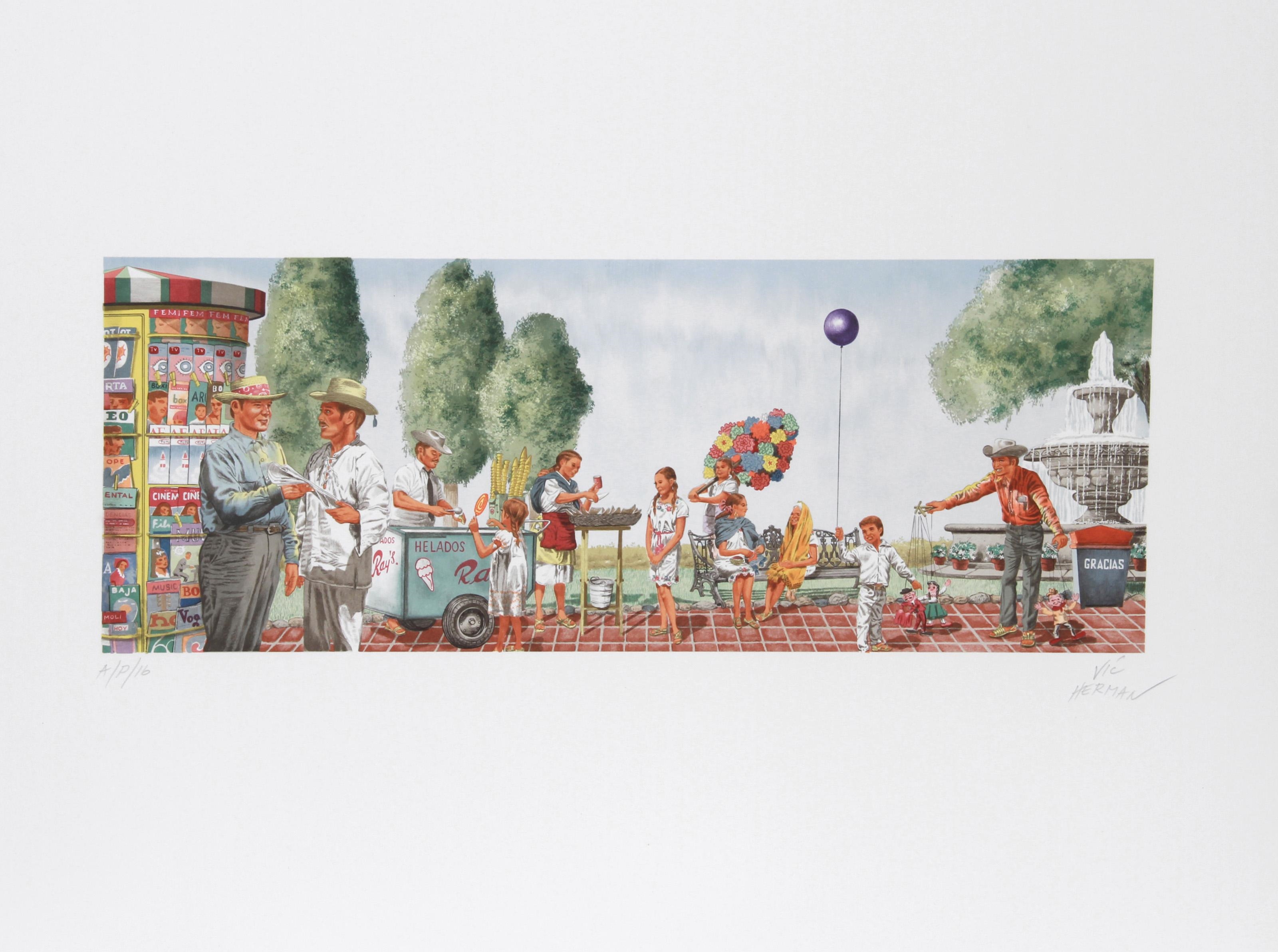 Vic Herman | Any Sunday in Chapultapec Park (1978) | MutualArt
