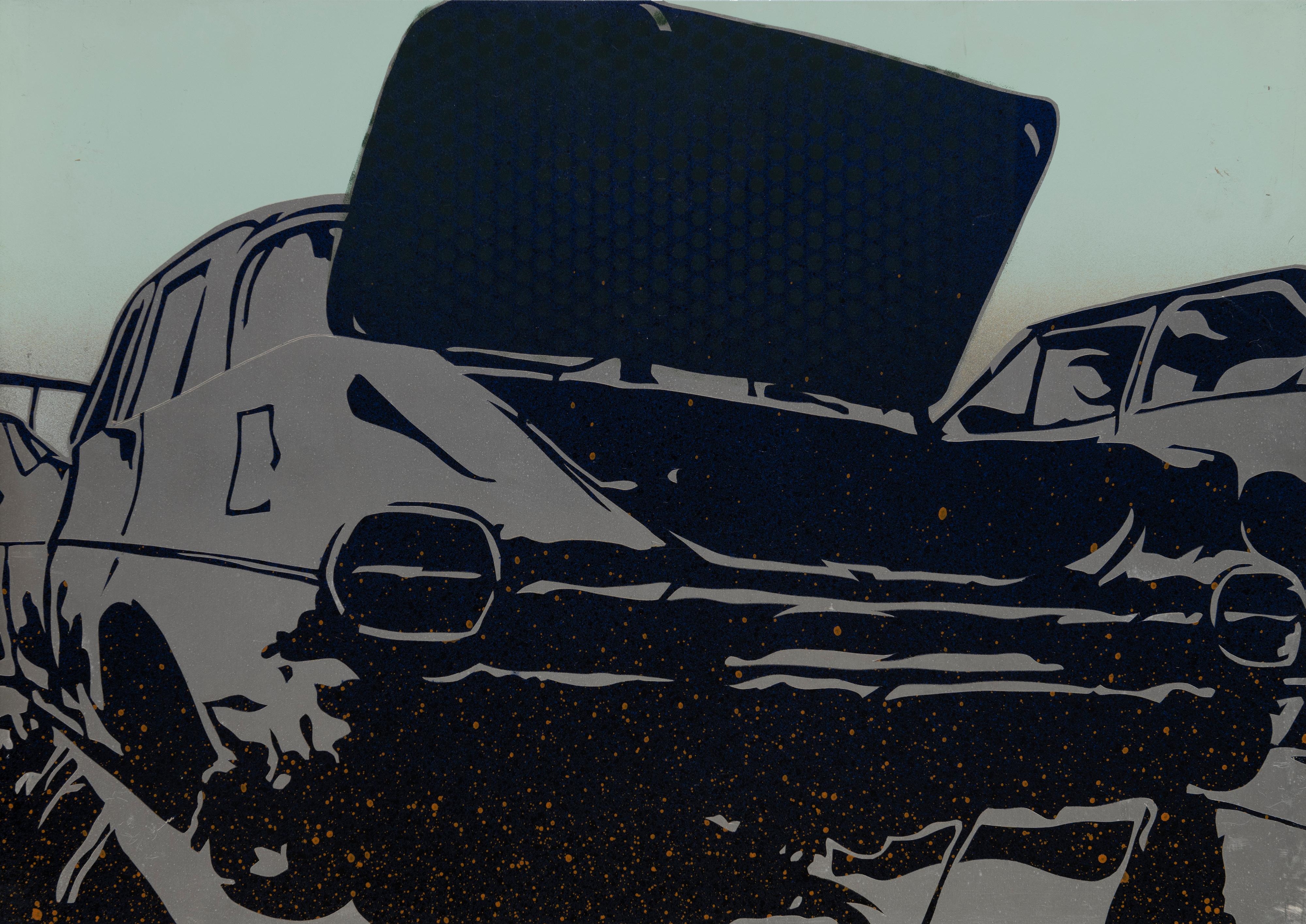 Artwork by Martin Zielinski, Car 2005, Made of aluminium