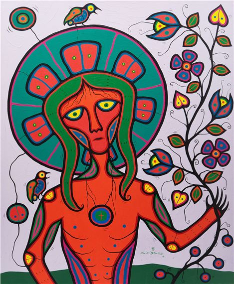 Feeling the Presence by Blair Debassige, Sept. 11/2000