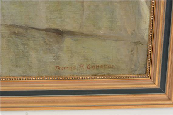 Thomas Raphael Congdon | Man seated at a breakfast table reading the ...