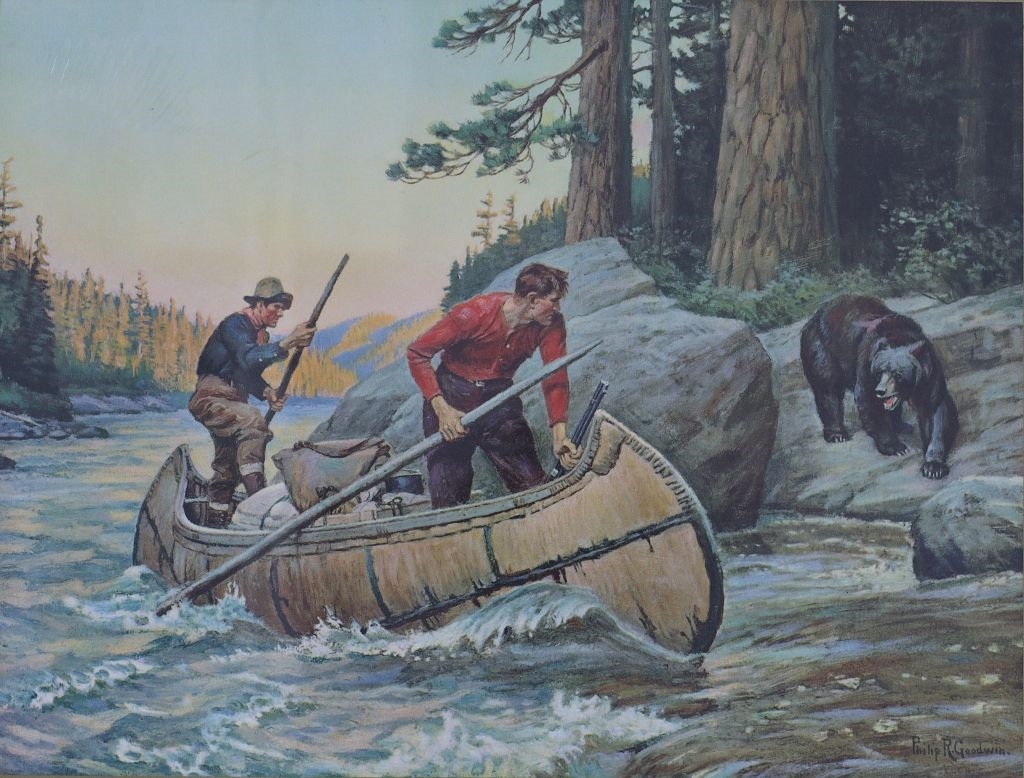Philip R. Goodwin | Adventures On The Nipigon (1915) | MutualArt