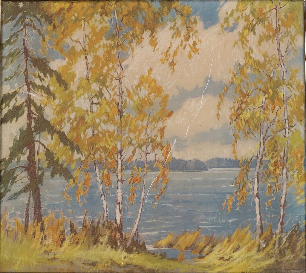 James Topping | The work shows his iconic trees having a wonderful ...