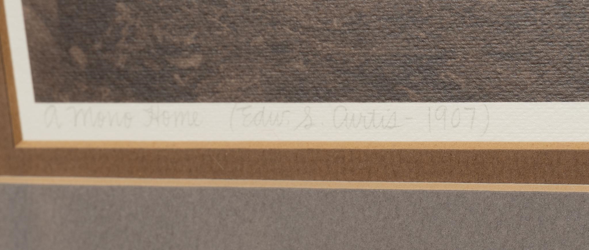 Artwork by Edward S. Curtis, Jean-Antony du Lac, The Blanket Weaver: Navajo; A Mono Home, Made of photographic reprints from a negative derived from the copperplate engraving (2)