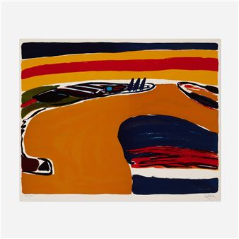 Untitled - Orange - Pierre-Albert Celice