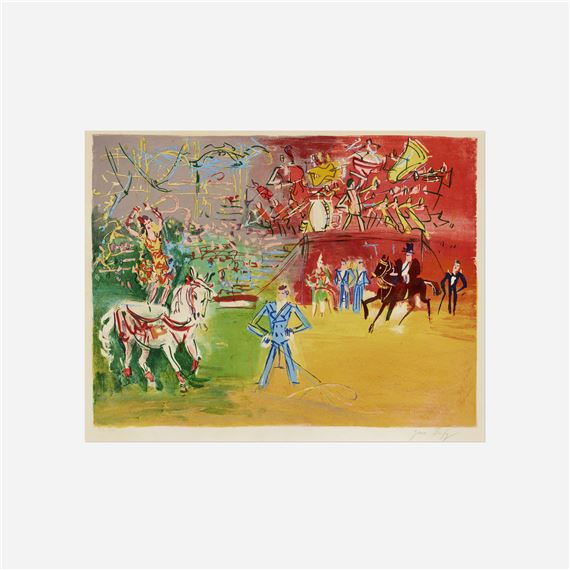 Le cirque by Jean Dufy, 1950