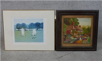 Bowling in the Park; a country cottage - Jane Ledger