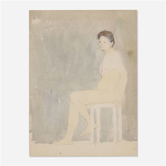 Seated Nude by Arthur Beecher Carles