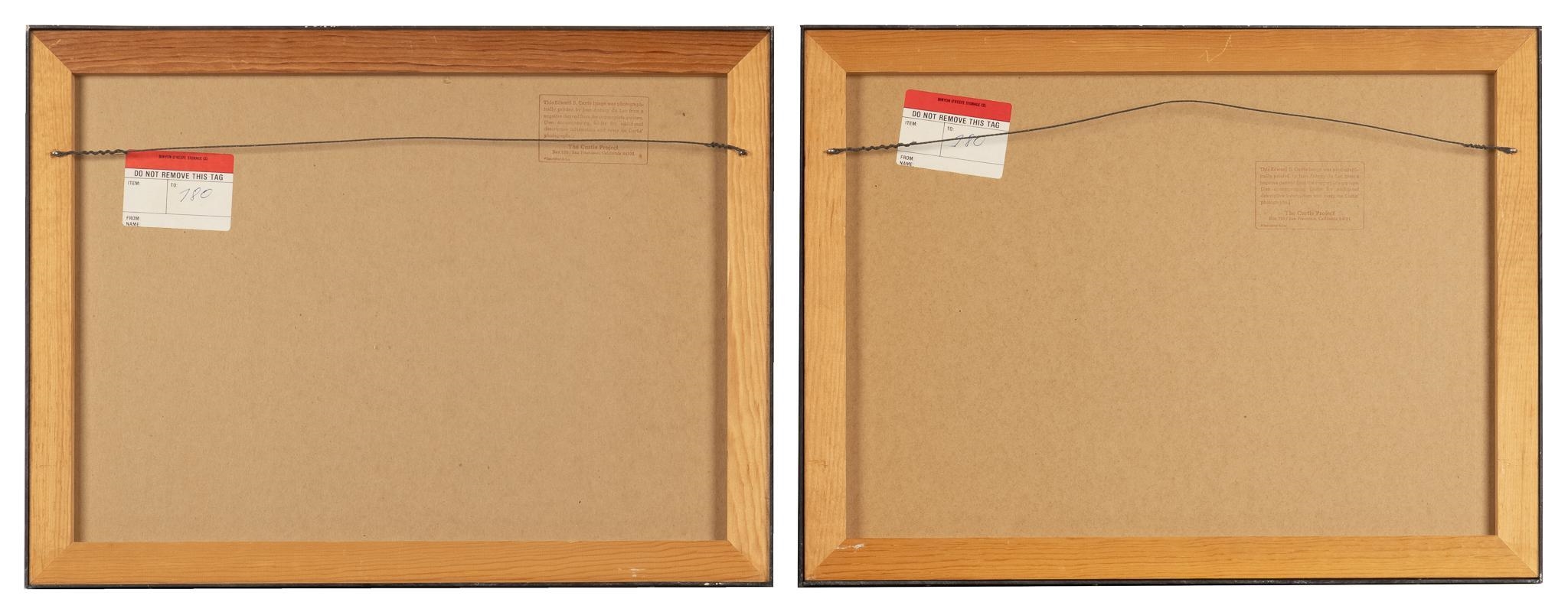 Artwork by Edward S. Curtis, Jean-Antony du Lac, The Blanket Weaver: Navajo; A Mono Home, Made of photographic reprints from a negative derived from the copperplate engraving (2)