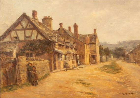 Broadway High Street by Charles Martin Hardie
