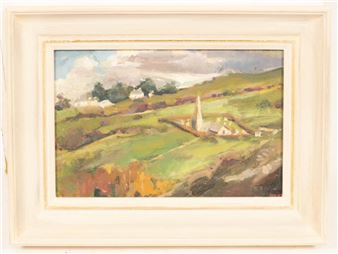 St Enodoc Church, Trebetherick; A Graveyard; a rocky coastal scene - Alice Boggis-Rolfe