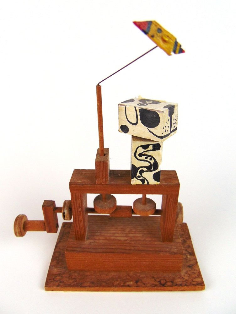 Peter Markey | the crank causing the bird to fly around while the dog ...