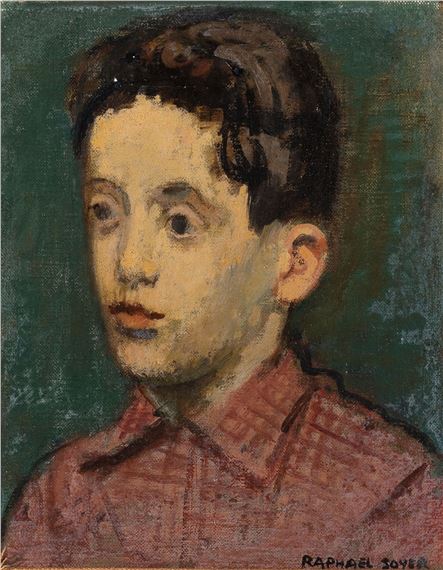 Raphael Soyer | Portrait of a Young Boy | MutualArt